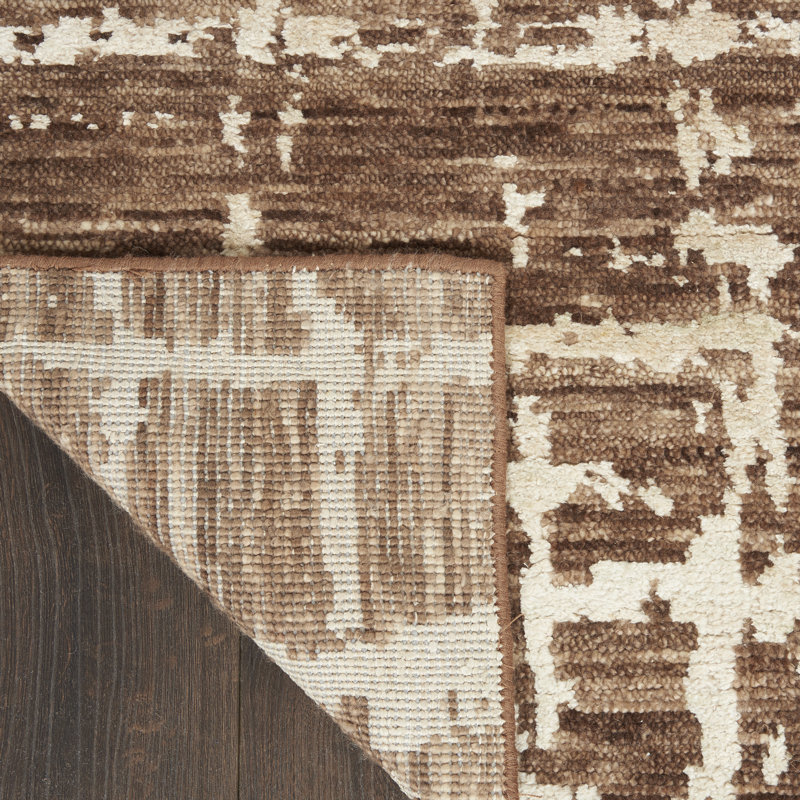 Abstract Hand Woven Area Rug, Rectangle 2' x 3'