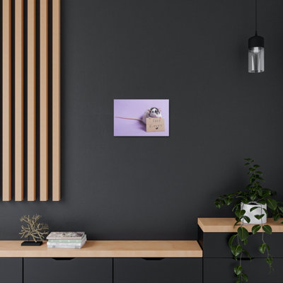Drôle de rat avec art mural