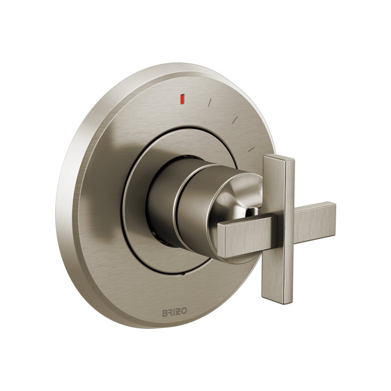 Levoir® Pressure Balance Valve Only Trim, Cross, Luxe Nickel