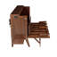Lit escamotable peu encombrant, bois de pin massif, conception multifonctionnelle moderne pour la maison et la chambre d'amis