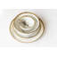 Bol en marbre avec bordure dorée «The Luxury Collection» - grand 7,4 po