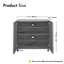 Armoire de rangement pour chaussures avec porte cannelée Araminta-1783496741