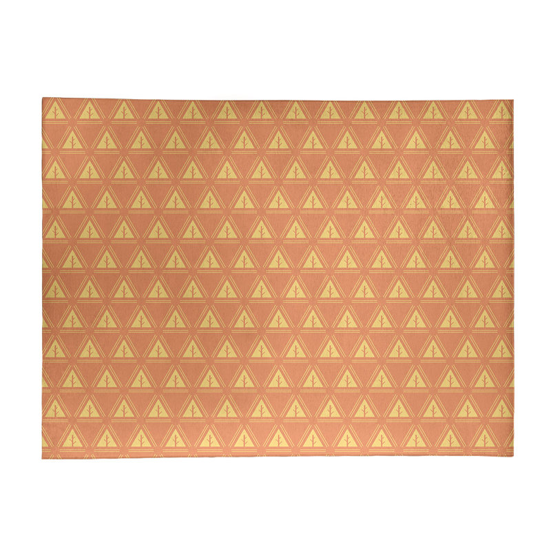 Chenille Geometric Indoor Rug, Rectangle 4' x 6'