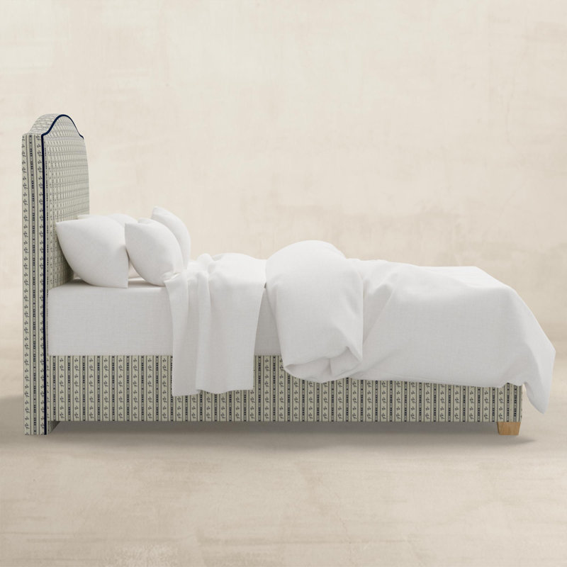 Stoffer Home x Cloth and Co. Elsie Bed, Full , Navy
