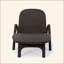 Charmante chaise longue en résine de polypropylène pour se détendre à l'extérieur