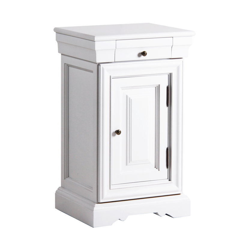 Doagh 41cm W Solid Wood Bedside Table