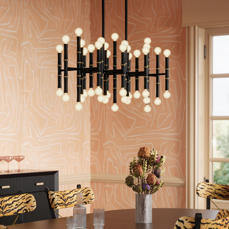 Kane Pendant Light, Smokey Taupe/Silver