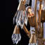 Tulipani 3 LT Winter Brass/Clear Wall Sconce Allegri