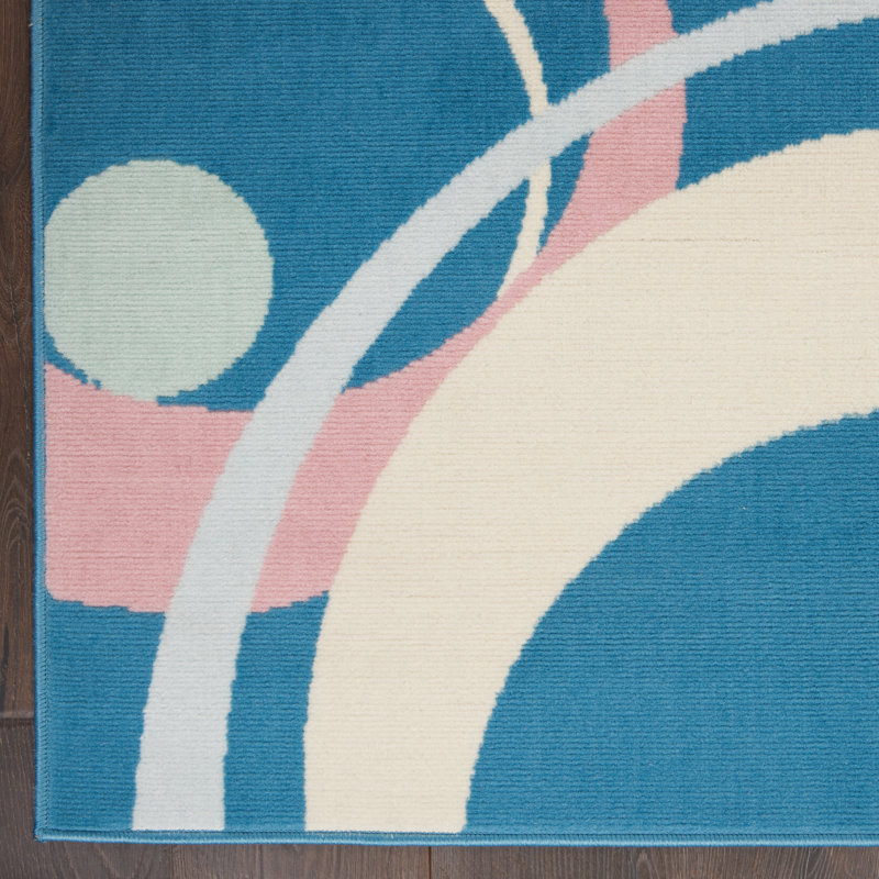 Zakirah Abstract Indoor Rug, Rectangle 3'9" x 5'9"