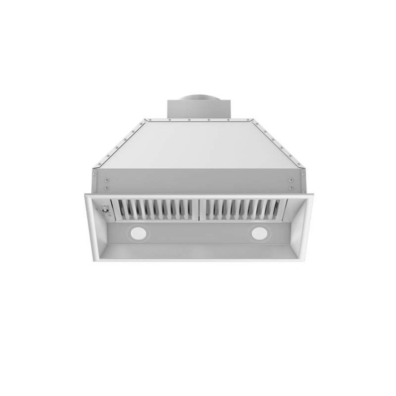 698 28" 400 CFM Ducted Insert Range Hood in Brushed 430 Stainless Steel