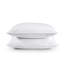 Ensemble de 2 oreillers en duvet d'oie grise avec support doux pour les dormeurs du dos-24165795