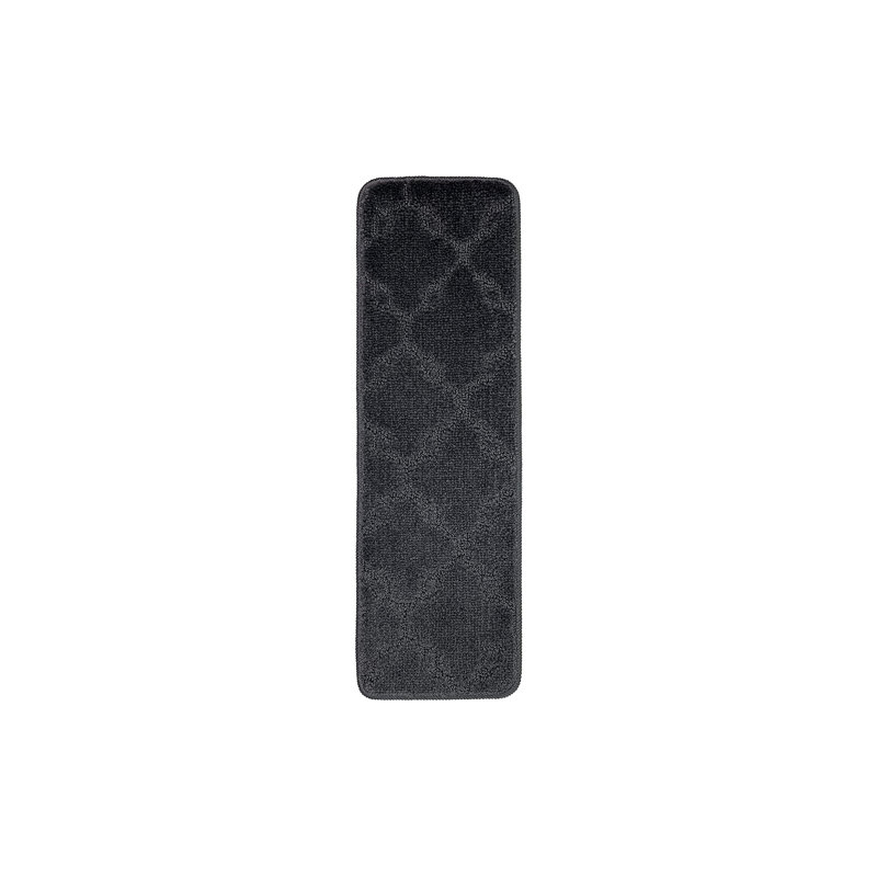 Tapis d'escalier, Gris foncé, 7 pièces incluses