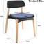 Ritter 46cm H Fabric Upholstered Side Chair in Grey-147765810