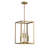 Caines 4 - Light Lantern Rectangle Pendant in Brass-1419065676