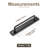 Rectangular Pull With Perforated Border For Cabinets-116745594-116268919