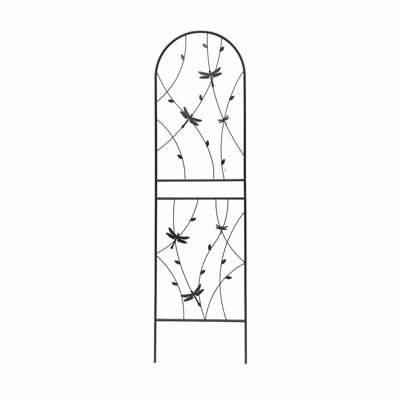 Garden Arch Gate, Metal Garden Trellis 71" X 19.7" Rustproof Trellis For Climbing Plants Outdoor Flower Support