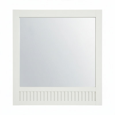 Through Lines Flat Wall Mirror