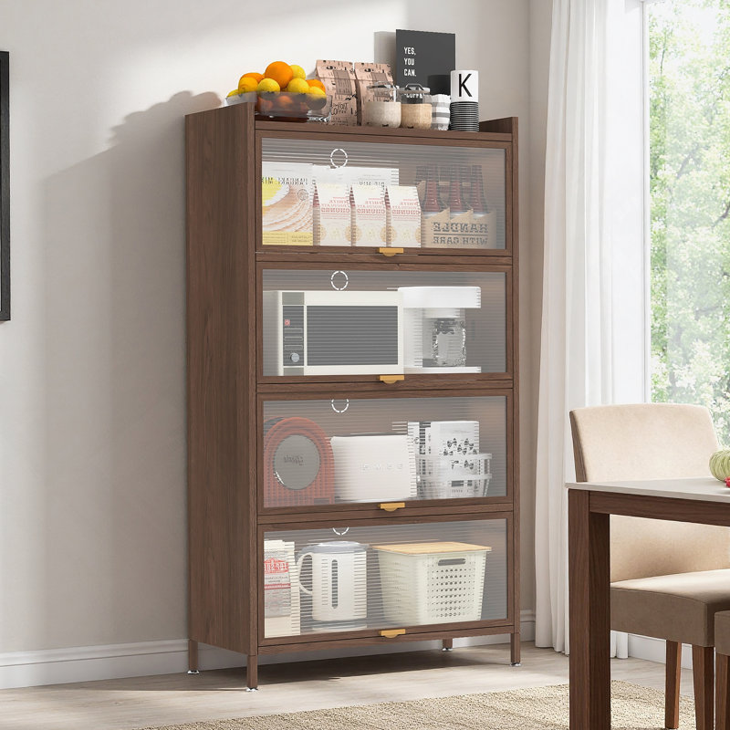 Armoire en métal avec 4 portes rabattables pour la chambre à coucher, le bureau, le salon, le couloir et le vestibule