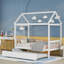 Lit simple House avec lit gigogne, blanc-1191968870-1185869169