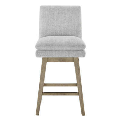 Bethea Upholstered Swivel Counter Stool