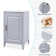 20.3 Inch Bathroom Vanity With Sink, Multi-Functional Drawer, Door Shelf, Soft-Closing Door, Black