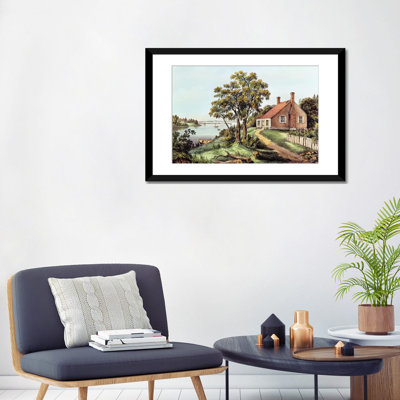 «The lieu de naissance de Washington à Bridges Creek Westmoreland County VA», reproduction sur toile