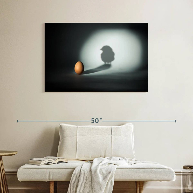 Chick From Egg, 26" H x 39" W