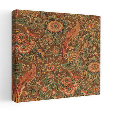 Textile Pattern Iii Vintage Floral Pattern Art