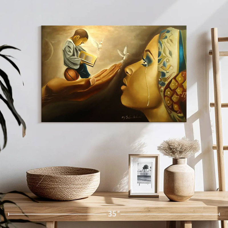 Mother Behold Your Child, H 32 po x l 48 po
