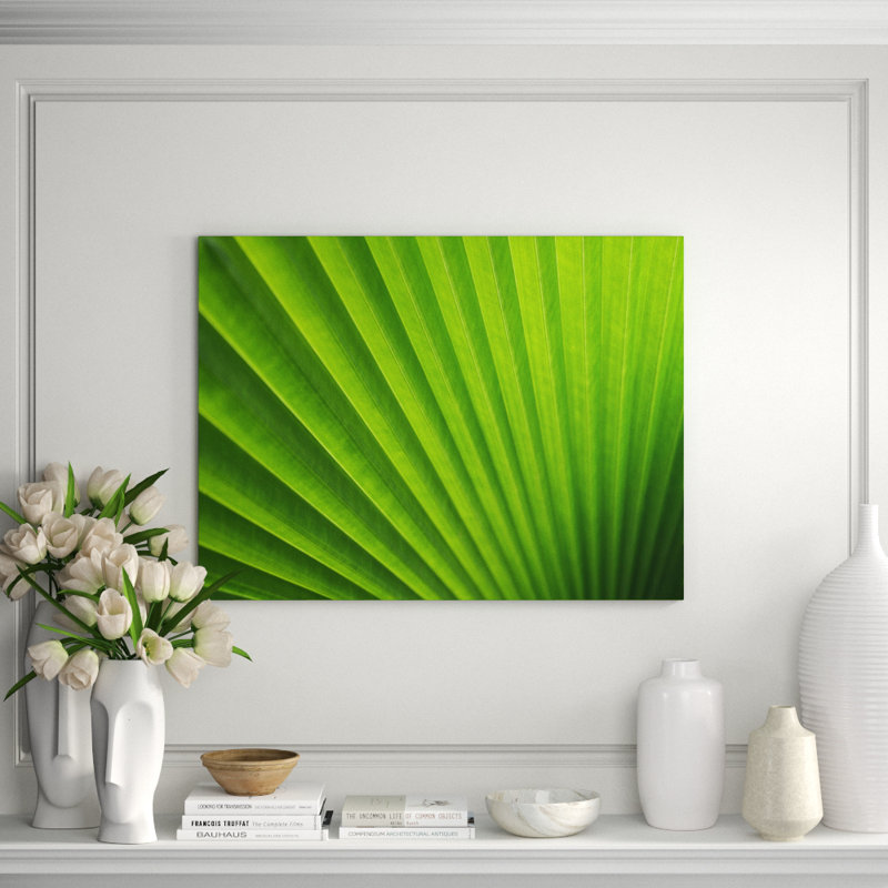 Green Palm! Print, Aluminum, 30" H x 40" W x 1" D