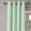 Rideau décoratif à 2 panneaux et rideaux à œillets Breakwater Bay Mint, 50 po x 54 po, vert menthe et blanc-106351830