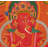 Red Newari Ganesha (Brocadeless Thangka)