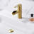 Single Hole Bathroom Faucet with Drain Assembly-86634267