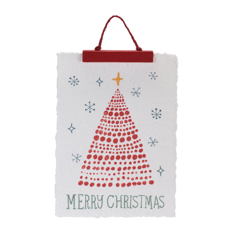 Bannière d'arbre «Merry Christmas & Tis the Season» (ensemble de 2)