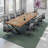 10-seater solid wood conference table