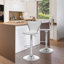Tabouret de bar rotatif à hauteur ajustable Honea-16216041