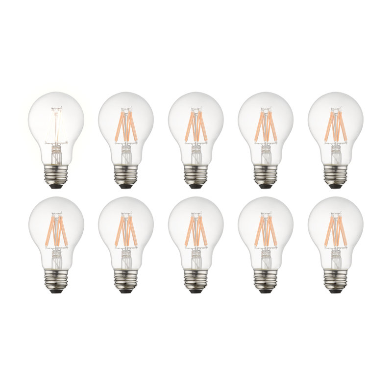8 Watt (60 Watt Equivalent) A19 LED Dimmable Light Bulb Warm White E26/ Medium (Standard)