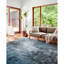Tapis bleu / noir / gris tissé à la machine Ballyrashane-625923758