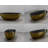 62.8” x 30.3” Deep Soaking Brass Black Freestanding Oval Bathtub  -121403266