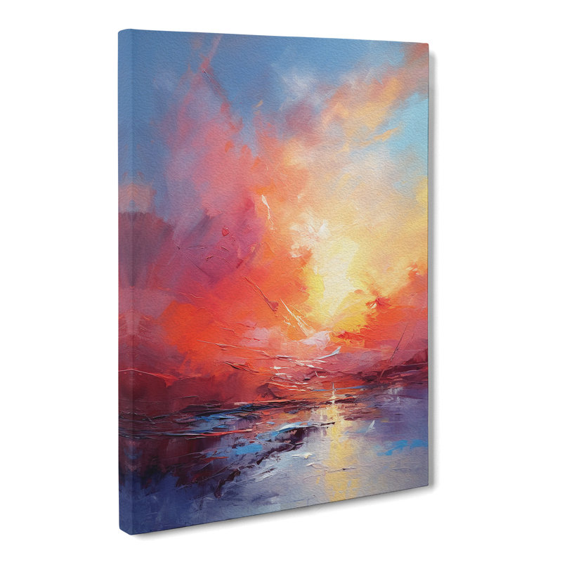 Sunset Gestural No.2 - No Frame Print