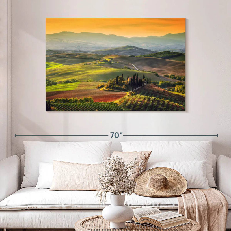 Alvord, Toscane à l'aube, H 32 po x l 48 po
