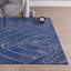 Indigo Emna - palmiers - bleu indigo-687025714