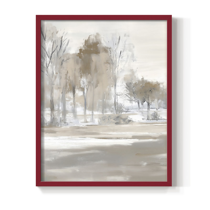 NAUTICAL Series XL, reproduction encadrée - bois massif, H 30 po x l 24 po, Rouge