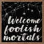 Welcome Foolish Mortals Web - noir-899940078