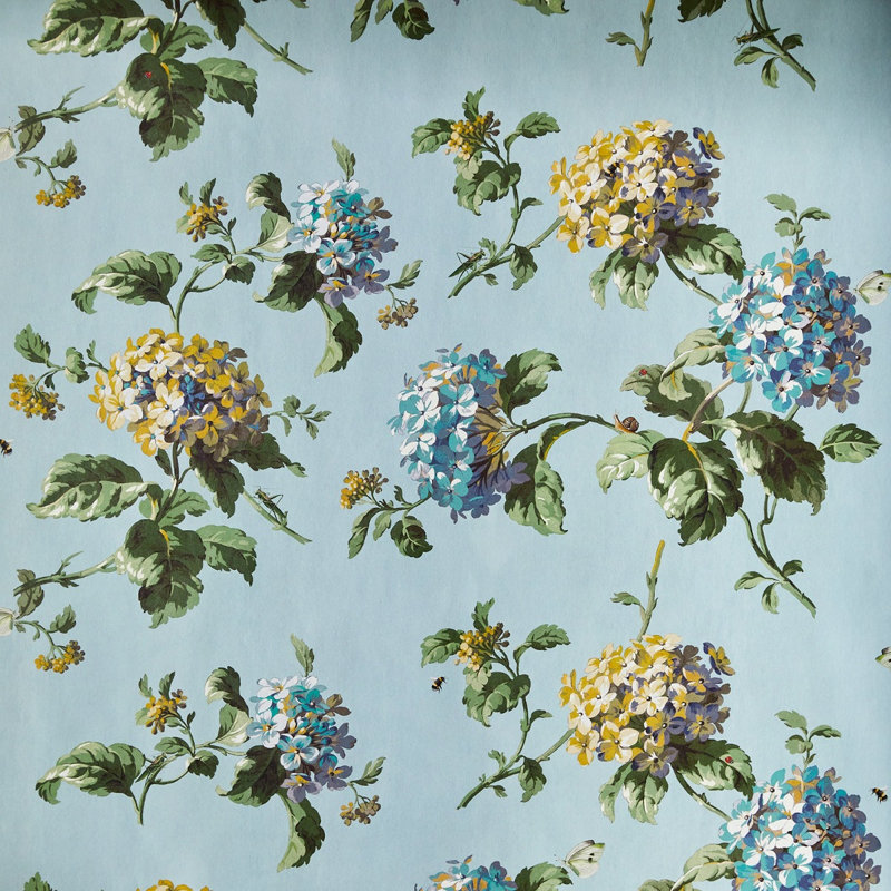 Hortensia 9.84' L x 70.8" W Wallpaper Roll