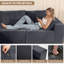 Canapé modulaire confortable confortable, conception moderne tapissée de mousse pour la maison