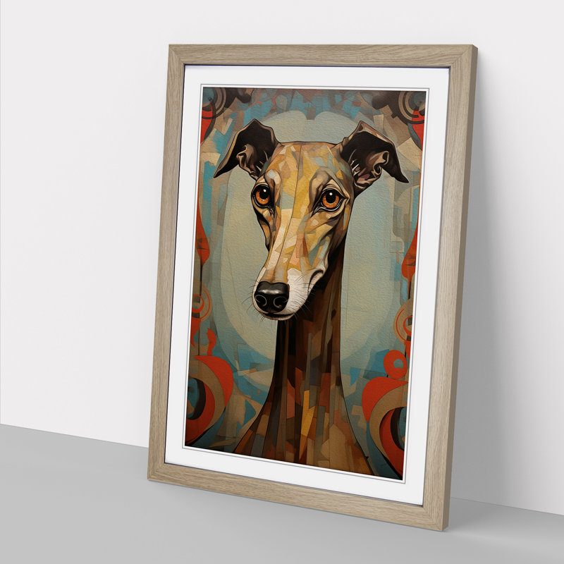 Greyhound Symbolism - Framed Print