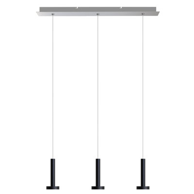 Luminaire suspendu pour îlot de cuisine 3 lumières Netice
