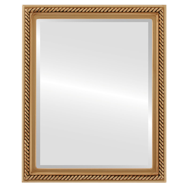 Miroir décoratif rectangulaire biseauté Pham, H 32 po x l 22 po