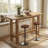 63" Solid Wood Counter Height Bar Table with Heavy-Duty Legs, Tall Dining Table for Kitchen & Home Bar (No stool)-166817552